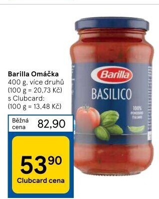 Omáčky Barilla
