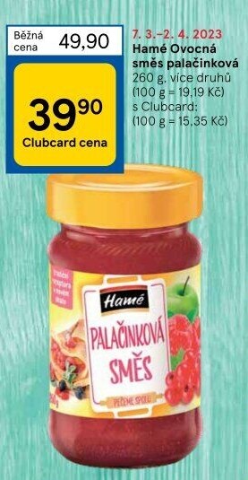 Ovocná směs Palačinková Hamé