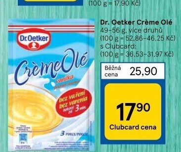 Pudink Créme Olé Dr. Oetker