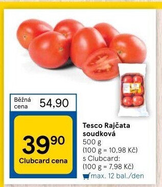 Rajčata soudková Tesco