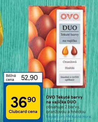 Tekutá barva na vajíčka OVO