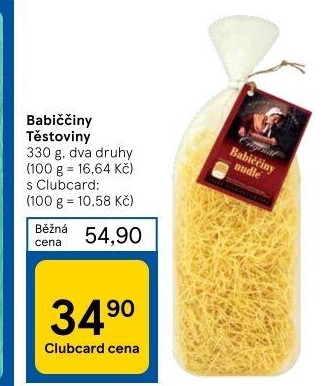 Těstoviny babiččiny Druid