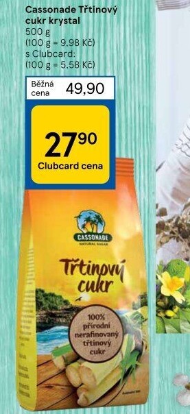 Třtinový cukr Cassonade