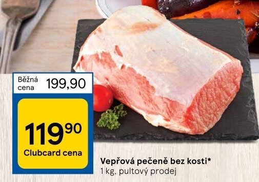 Vepřová pečeně bez kosti