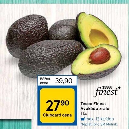 Avokádo Tesco Finest
