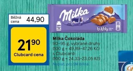 Čokoláda Milka