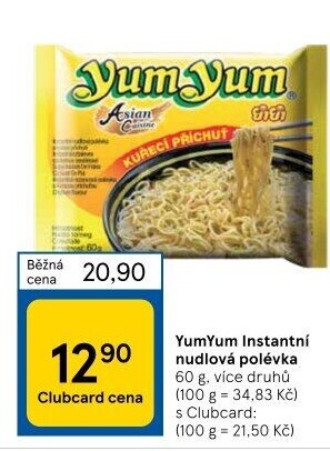 Instantní polévka YumYum