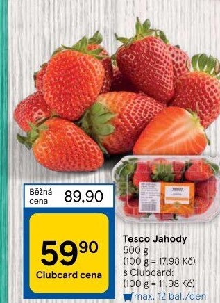 Jahody Tesco