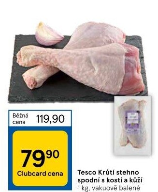 Krůtí stehna Tesco