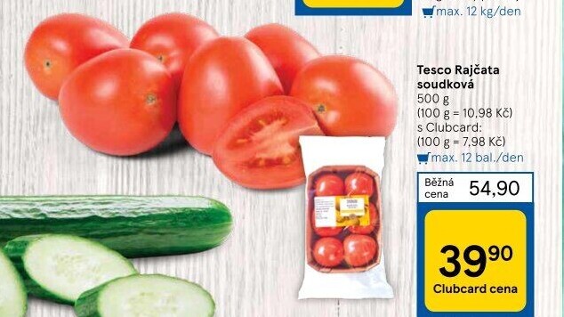 Rajčata soudková Tesco