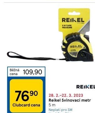 Svinovací metr Reikel