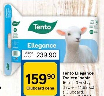 Toaletní papír 3vrstvý Tento