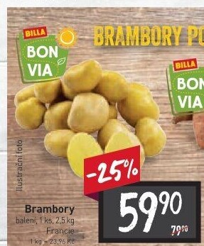 Brambory Billa Bonvia