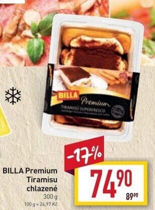 Dezert tiramisu Premium Billa