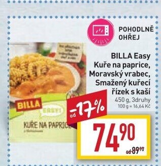 Kuře na paprice Easy Billa