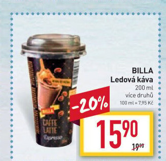 Ledová káva Billa