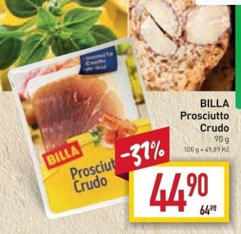 Šunka Prosciutto Crudo Billa