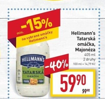Tatarská omáčka Hellmann'