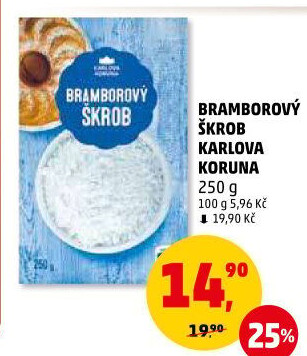 Bramborový škrob Karlova Koruna