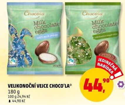 Čokoládová vajíčka plněná Choco'