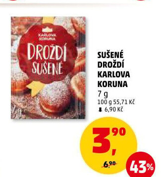 Droždí Karlova Koruna