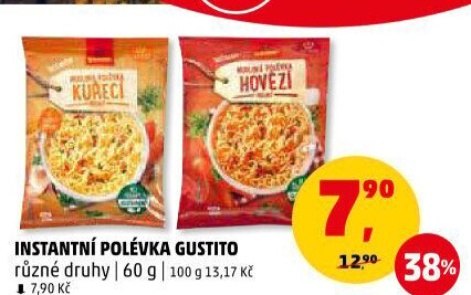 Instantní polévka Gustito