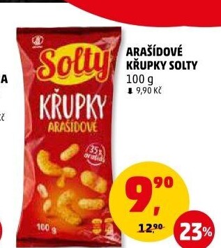Křupky arašídové Solty