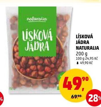 Lískové ořechy Naturalia