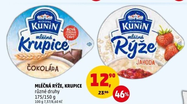 Mléčná krupice Kunín