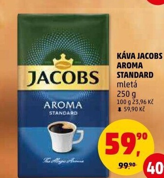 Mletá káva Jacobs Aroma Standard