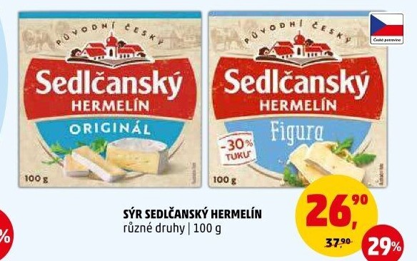 Sýr Hermelín Sedlčanský