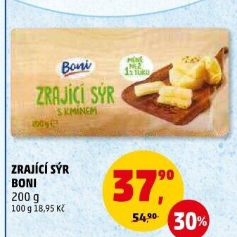 Sýr zrající s kmínem Boni