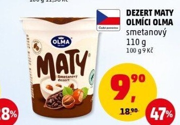 Dezert Olmíci Maty Olma
