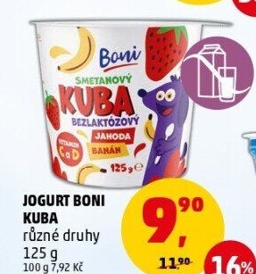 Jogurt Kuba bez laktózy Boni