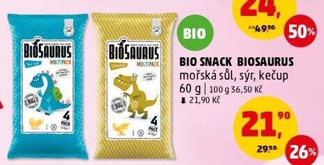 Křupky kukuřičné bez lepku Biosaurus