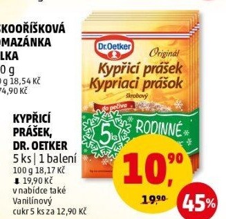 Kypřicí prášek Dr. Oetker