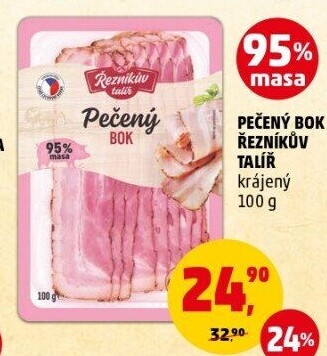 Pečený bok Řezníkův talíř