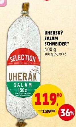 Salám Uherák Selection Schneider