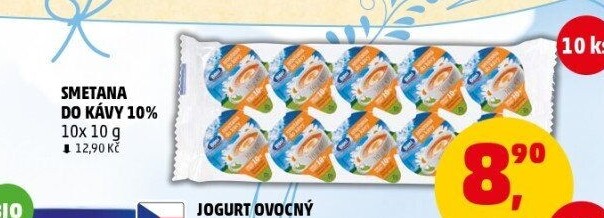Smetánky do kávy Boni