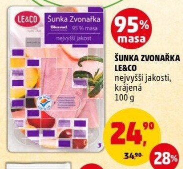 Šunka Zvonařka nejvyšší jakosti LE&amp