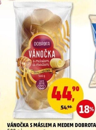 Vánočka máslová Dobrota