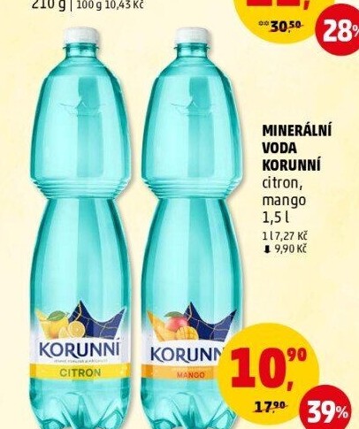 Voda ochucená Korunní