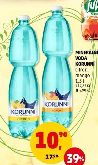 Voda ochucená Korunní