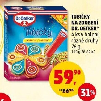 Zdobicí tubičky Dr. Oetker
