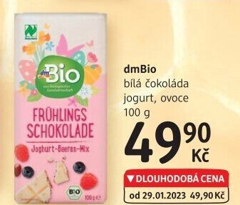 Čokoláda dm Bio