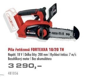 Aku pila řetězová Einhell Professional FORTEXXA 18/20 TH - Solo