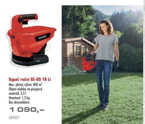 Aku ruční sypač Einhell Expert GE-US 18 Li-Solo