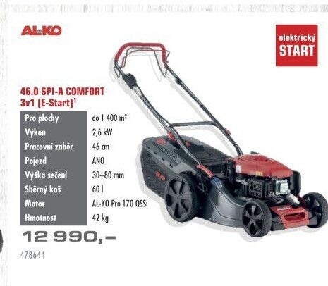 Benzínová sekačka AL-KO 46.0 SPI-A Comfort