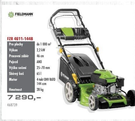 Benzínová sekačka FZR4611-144B Fieldmann