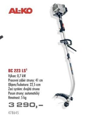 Benzínový vyžínač AL-KO BC 223 LS